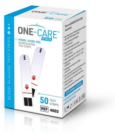MediVena ONE-Care PRO Glucose Strips 50ct - Professional Use - Buy Online on GoSupps.com