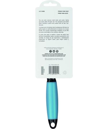 CONAIRPRO Cat Comb for Matted Fur & Shedding - Stainless Steel Bristles with Memory Grip - Ideal Grooming Tool for All Cat Breeds - Buy Online on GoSupps.com