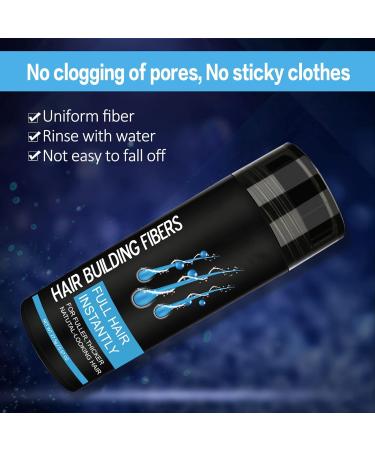 Hair Building Fibers Professional Quality Fibre Hair Powder Spray Hair Fibres Dark Brown Hair Loss Concealer for Men and Women for Bald Spots & Thinning Hair (Dark Brown) - Buy Online on GoSupps.com