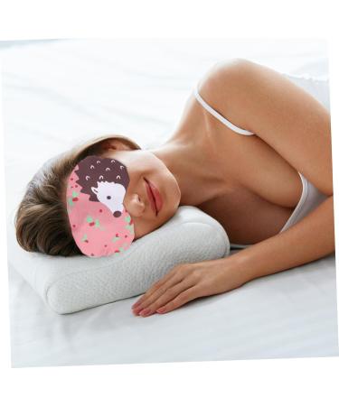 Ipetboom Sleeping Eye Mask - 4-in-1 Eye Mask with Ice Cream Bag | Yoganatte Cat Design Travel Polyester Face Mask for Well-Rested Eyes - Buy Online on GoSupps.com
