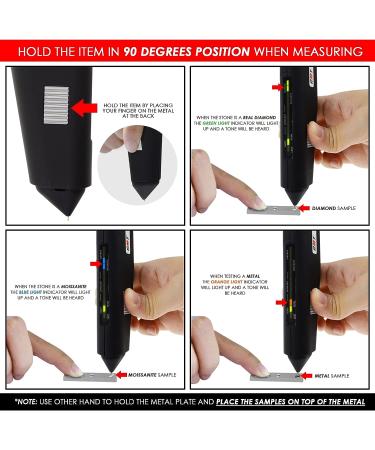 DANOPLUS Professional Diamond Moissanite Tester Kit - High Accuracy Gemstone Identifier Device for Jewelry Testing - Buy Online on GoSupps.com