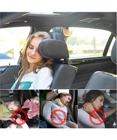 Adjustable Car Head Support for Kids & Adults - Breathable Neck Pillow with Fast Installation & Telescopic Pole - Buy Online on GoSupps.com