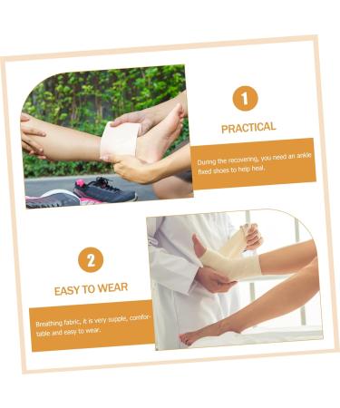 Ankle Straight Shoes After Surgery - Foot Brace & Walking Support for Hammertoe | Lace-Up Composite Cloth - Buy Online on GoSupps.com