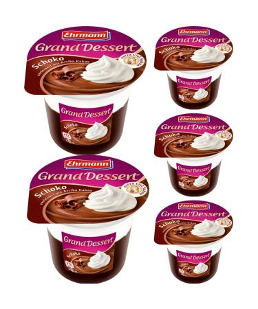 Ehrmann Grand Dessert Chocolate 200 gram x 5 pieces freshness guarantee