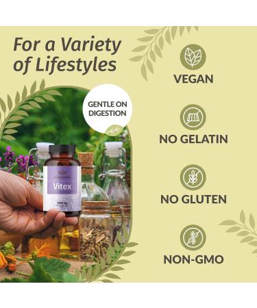 HERBAMAMA Vitex and Ashwagandha Kit - Bundle of 1000 mg Vitex Chasteberry Capsules & Ashwagandha Liquid Drops 2 fl oz - Vegan Non-GMO Sugar & Alcohol-Free - 2 Pack - Buy Online on GoSupps.com