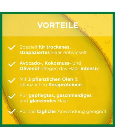  Garnier Garnier Oil Repair 3 Shampoo for dry and damaged hair Fructis 6 x 250 ml - Buy Online on GoSupps.com