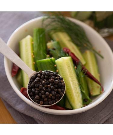 Frontier Organic Tellicherry Black Peppercorns | 16 oz Whole Pepper | Premium Spice - Buy Online on GoSupps.com