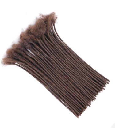 Huarisi 100% Human hair Dreadlocks Extensions for Black Women 12 inch 60 Strands 0.4cm Brown Afro Kinky Hair Fashion Handmade Permanent Loc Extensions Real Hair for Man (#4 60 Locs) 12inch 60 Locs #4 0.4cm - Buy Online on GoSupps.com