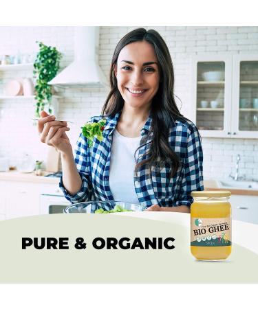 Go-Keto ORGANIC Ghee 500g | 100% Clarified Butter Certified Organic Ayurveda | Perfect for Keto Diet | Ideal for Cooking & - Buy Online on GoSupps.com