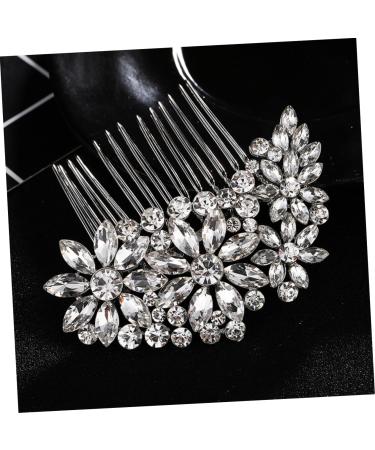 DOITOOL Bride Comb Rhinestone Comb Green Faux Fur Scrunchies Pearl Hair Clip Pearl Veil Wedding Headpiece for Bride Rhinestone Hair Comb Crystal Headpiece Rhinestones Accessories - Buy Online on GoSupps.com