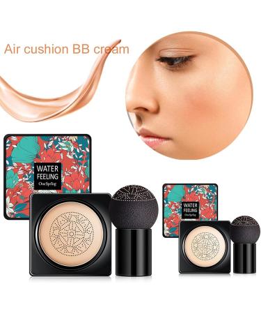 Ulapithi Mushroom Head Air Cushion Foundation | Moisturizing BB Cream & Concealer for All Skin Types | Lightweight & Durable Makeup - Buy Online on GoSupps.com