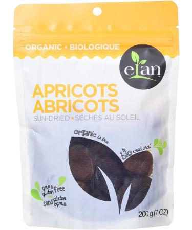 ELAN Organic Mango Slices No Sugar Added Non-GMO Vegan Gluten-Free Kosher 125 g & Organic Sun-Dried Apricots Dried Fruit Non-GMO Vegan Gluten-Free Kosher 200g Mango Slices + Sun-Dried Apricots - Buy Online on GoSupps.com