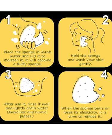 TEE-Factory Konjac Vegan Sponge - 100% Natural Cleanser for Face and Body - Buy Online on GoSupps.com