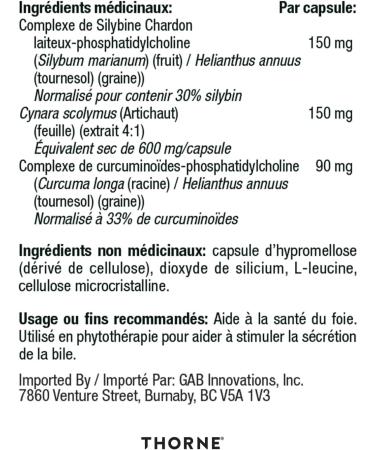 Thorne S.A.T. - Silymarin Artichoke and Turmeric Extracts for Liver Support - 60 Capsules - 60 Servings - Buy Online on GoSupps.com