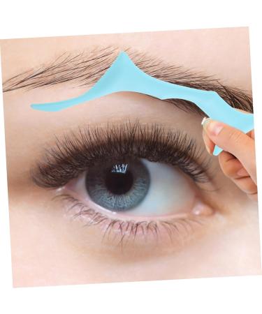 minkissy brow template eyebrow makeup tools eyebrow shaping template silicone makeup stencil brow makeup supplies eye brow stencil eye brow shapers for women third gear Silica gel blindfold 17.3x5.9cm Blue - Buy Online on GoSupps.com