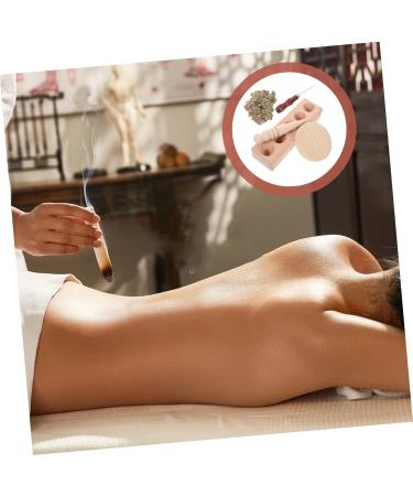 Buy Gatuida DIY Moxa Heat Therapy Wooden Mold - Large Beech Tool for Healing & Daring Internationally - Buy Online on GoSupps.com