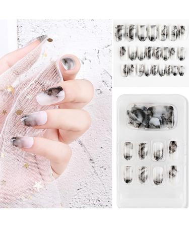 dijiusidy False Nail Fashionable Various Shapes Fingernail Full Coverage Strong Viscosity Adjustable Paster for Manicure Art 25 F741 25 1 count (Pack of 1) - Buy Online on GoSupps.com