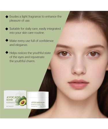 Grospe Avocado Eye Cream Enhances Elasticity Around The Eyes Hydrating Eye Cream With Avocado Oil Vitamin E And Glycerin Lifts and Firms Reduces Fine Lines And Puffiness Long-lasting Moisture - 30g - Buy Online on GoSupps.com