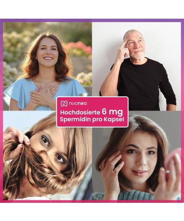  nuoneo idine High Dosed Capsules 6 mg per capsule - Made in Germany (2 x 90 pieces) - 6 months reserve - Gluten Free Wheat Germ Powder 6mg idine - Buy Online on GoSupps.com