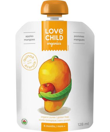 Love Child Organics Superblends Apple + Mangoes Puree 128 ml (Pack of 12) by Nature's Path - Buy Online on GoSupps.com
