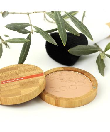 Shop ZAO Compact Powder 305 - Milk Chocolate in Refillable Bamboo Container | Eco-Friendly & International Shipping - Buy Online on GoSupps.com