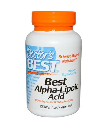 Best Alpha Lipoic Acid, 150mg, 120 Capsules - Doctor's Best