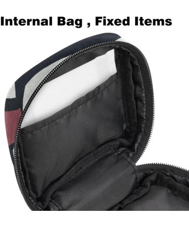 Javenproeqt Portable Women's Binding Bags | Menstrual Cup Pocket & Pads for Teens | Hello Autumn Raccoon Design - Buy Online on GoSupps.com