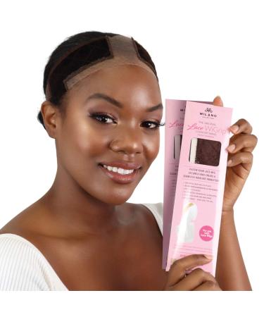 MILANO COLLECTION Lace Wig Grip Band Original Velvet Lace WiGrip Headband Holder for Lace Wigs and Frontals Reinforced Swiss Lace by HAIRLINE and PART For Seamless Transition Chocolate Brown 2 Pack - Buy Online on GoSupps.com