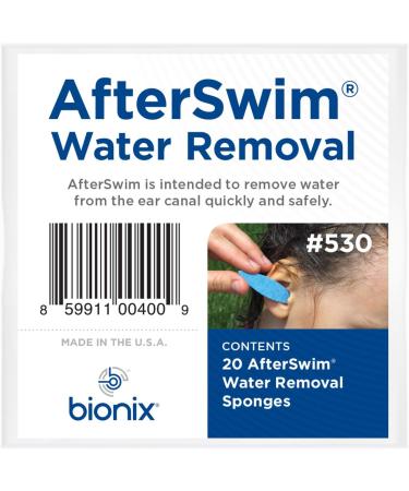 Bionix Corporation Health at Home Afterswim Water Removal From Ears Blue 20 Count - 1-Pack - Buy Online on GoSupps.com