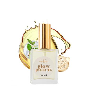 HG AESTHETICS Glow Potion Dry Oil for Face Body & Hair With Honey & 10 Botanical Oils Moisturizing Oil Anti-Dryness For Radiant Skin & Healthy Hair (50ML)