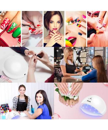 iProda 72W UV/LED Nail Dryer Lamp for Professional Gel Polish - 4 Timers for Manicure/Pedicure - At-Home and Salon Nail Art - Buy Online on GoSupps.com