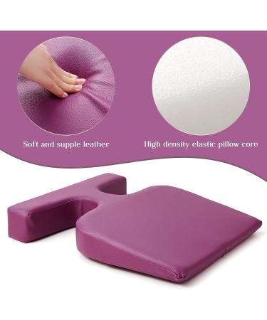 Easy Spa Massage Table Breast Pillow | Bust Sizes AA-C | Comfort Bolster Wedge Prone Pillow in Purple - Buy Online on GoSupps.com