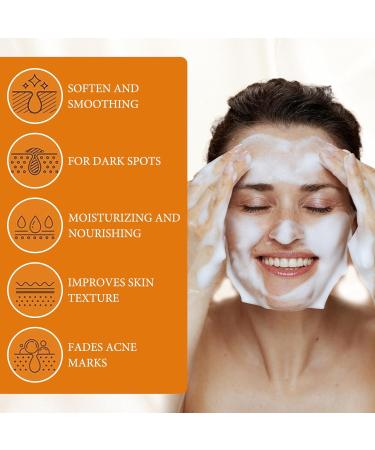 Turmeric Soap Handmade Turmeric Granular Soap Bar for Acne and Dark Spots Turmeric Soap for Face Natural Organic Turmeric Soap for Face & Body Deep Cleaning Moisturizing Erase Fine Lines Firm Pore - Buy Online on GoSupps.com