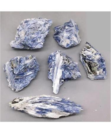 Natural Crystal Rough 1PC 150G-330G Natural Raw Cyanite Quartz Crystal Cluster Blue kyanite Rough Stone for Decoration Stone Mineral Specimen 1pc 215g-235g - Buy Online on GoSupps.com