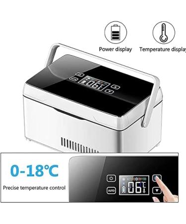 Portable Insulin Cooler Case Drug Cool Box USB Rechargeable Constant Temperature Refrigerator with Bag& Handle Mini Car Insulin Cooler Boxes - Buy Online on GoSupps.com
