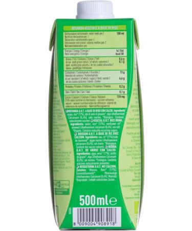 Italian Gourmet ER Alce Nero Bevanda Biologica Vegetale a Base di Riso Ricebased BioVegetable Drink 500ml Refreshing NonAlcoholic Drink - Buy Online on GoSupps.com