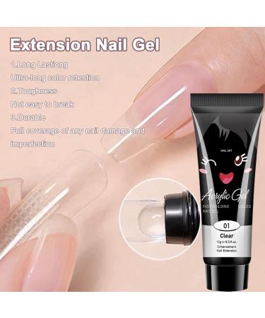 Cutiolly Poly Extension Gel Kit Poly Nail Extension Gel Starter for Polygel Nail Extensions - Buy Online on GoSupps.com