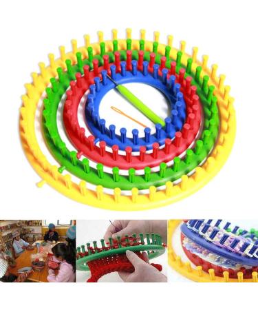 Round Knitting Looms Set - DIY Home Craft Tool for Hats, Scarves, Sweaters, and More - Buy Online on GoSupps.com