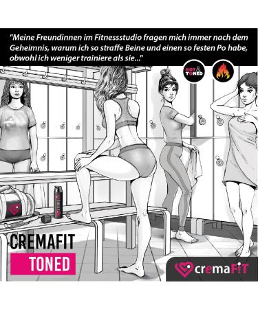 CREMAFIT TONED - Reduce Fat & Cellulite for Legs & Buttocks | 150ml International Shipping - Buy Online on GoSupps.com