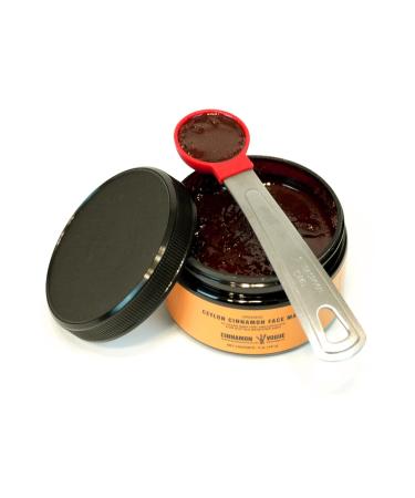 Organic Cinnamon Face Mask & Scrub - All Natural Chemical-Free | 5oz with Ceylon Cinnamon Honey & Orange Oil - Buy Online on GoSupps.com