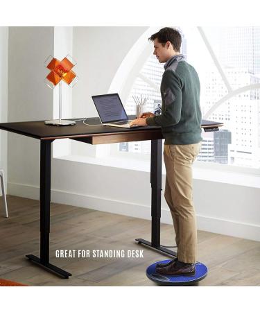 Yes4All Cobalt Blue Plastic Wobble Balance Board - Round Balance Trainer for Core Training - Home Gym Workout Essential - Buy Online on GoSupps.com