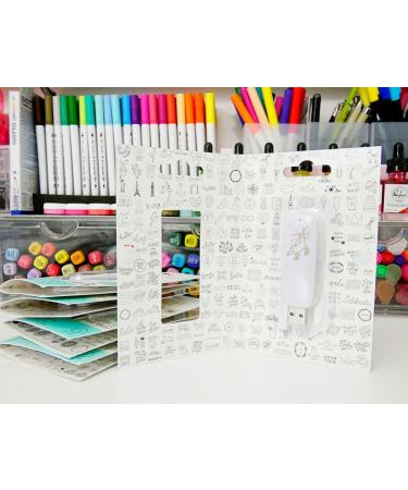 We R Memory Keepers Foil Quill-Paige Evans (200 Designs) - Multicoloured - Buy Online on GoSupps.com
