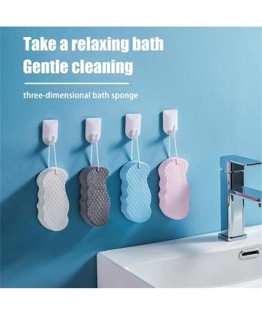 Fitmedify Skin Sponge 2023 - Double Sided Exfoliating Bath Sponge Set (4pcs) - Buy Online on GoSupps.com