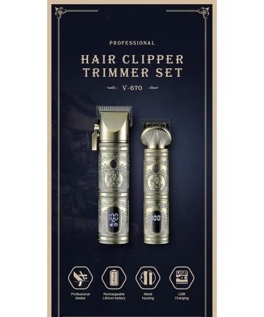 Professional Men's Hair Cutting Tool - Barber Grade Trimmer & Clipper Set for Perfect Grooming | International Shipping Available - Buy Online on GoSupps.com