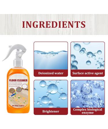 Tile Spray Cleaner Household Floor Cleaner Powerful Stain Removal Floor Cleaner Natural Wood Floor Stain Cleaner Multi-Purpose Floor Cleaner for Wood and Tile Floors - Buy Online on GoSupps.com