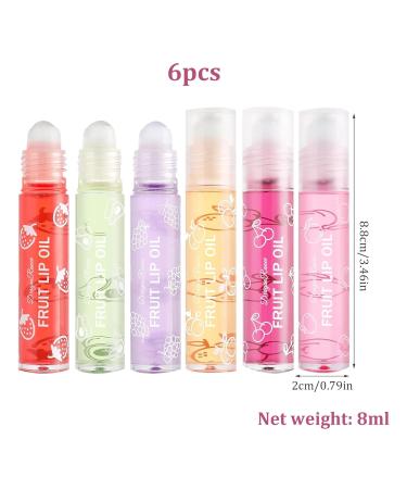 6-Piece Lip Gloss & Lip Oil Set - Nourishing Non-Sticky Long-Lasting Moisturizer for Dry Chapped Lips - International Shipping Available - Buy Online on GoSupps.com
