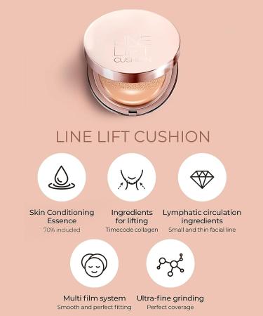  DD'ell  Cushion Intence Tone-Up Korean Cushion Linelift  Ultra-fine Grinding | Collagen Ampoule+Helix  Long Lasting | Poreless | Refill Included (0.45 oz x2 ea) 19 No.19 - Buy Online on GoSupps.com