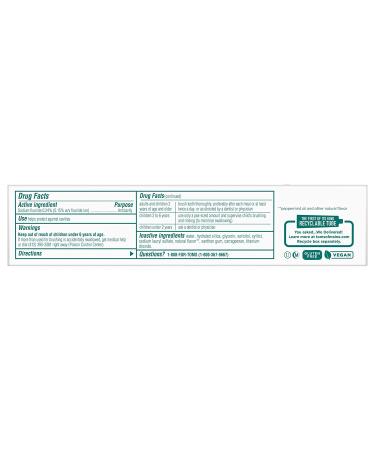 Tom's of Maine Natural Luminous White Toothpaste with Fluoride - Clean Mint, 4.7 oz - Buy Online on GoSupps.com