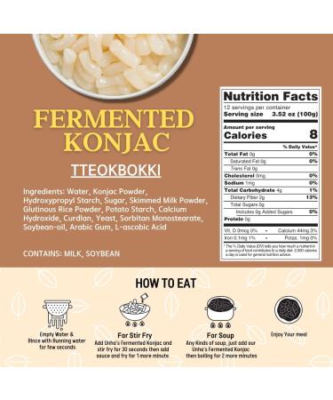 Korean Fermented Konjac Shirataki Pasta Spaghetti Carbo Rice Cake Tteokbokki Shaped - 42.32 Oz (1200g) Pack of 6 | Low Calorie, Gluten-Free, Fat-Free, Keto Friendly, Healthy Diet Option - Buy Online on GoSupps.com