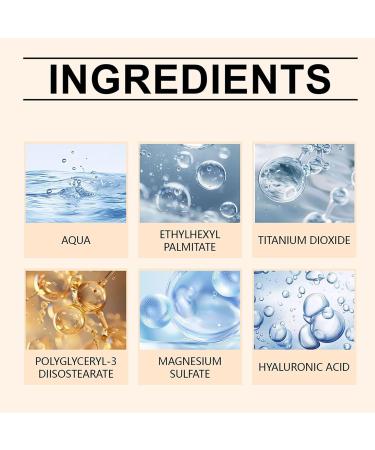 Face Foundation - BB Cream Natural Purifying Corrector 30ml - Long-Lasting Brightening Daily Moisturizer for Women's Beauty Daytime Makeup and Travel - Buy Online on GoSupps.com